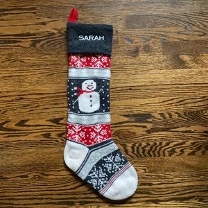 Pottery Barn Personalized Sarah Christmas Stocking